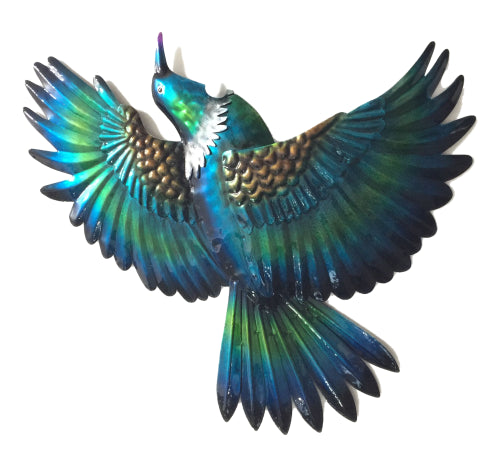 Tui in flight - Metal Wall Hanging