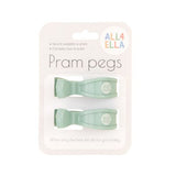 Pram Peg 2pk - Sage - All4Ella