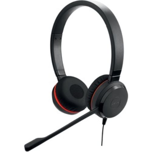 Jabra Evolve UC Stereo Headset - Noise Cancelling, USB Wired, Over-the-Head Design