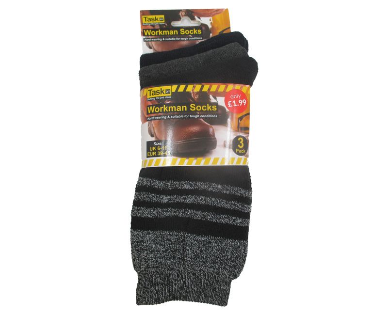 Men's Socks - 39-45 (12 Pairs)