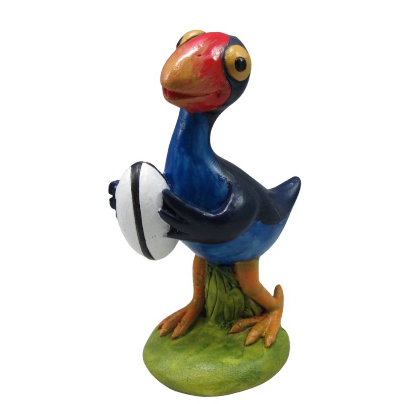 Pukeko - Playing Rugby - Poly Resin