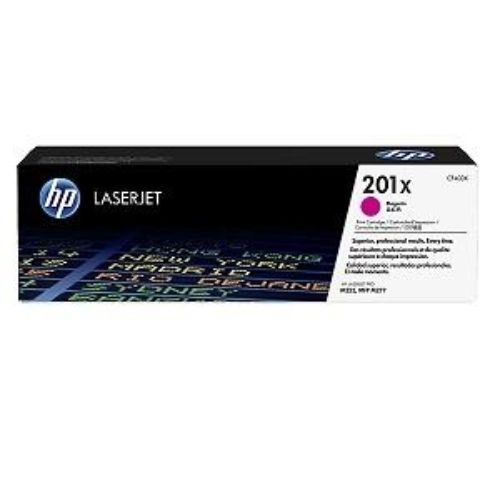 HP 201X High Yield Magenta Toner Cartridge - Laser 2300 Pages for Color LaserJet Pro