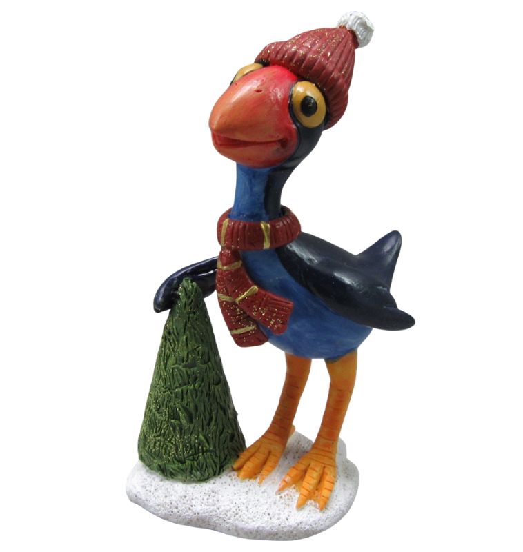 Pukeko - With Small Christmas Tree