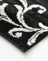 Alyssa (Heatset Polypropylene) Floor Rug - Black/Grey Multi 160x235cm - OLLO