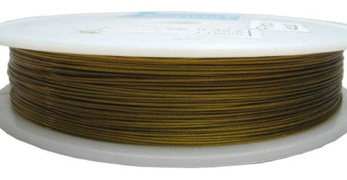 Jewellery Making  - 0.38 Jewellery Wire 100m  GOLD