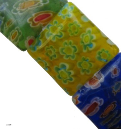 Beads - 14mm Square Venetian Bead 29p