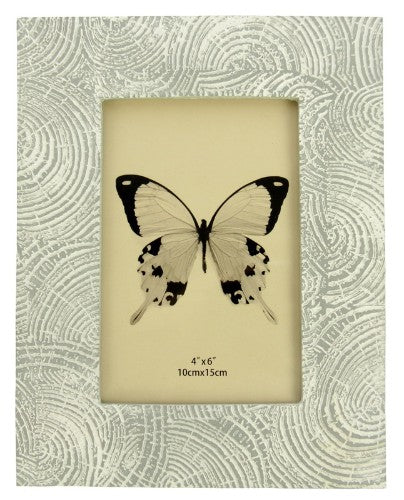 Photo Frame - Wood Circles (Grey)