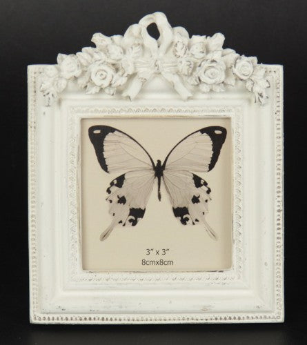 Photo Frame - Flowers and Bow on Top