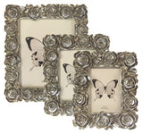 Photo Frame - Large Roses (Large Frame - Champagne)