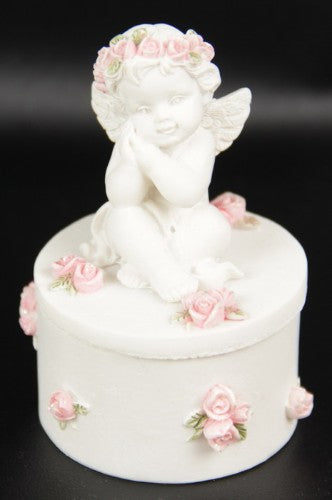 Ornament - Cherub Trinket Box SET Of 6