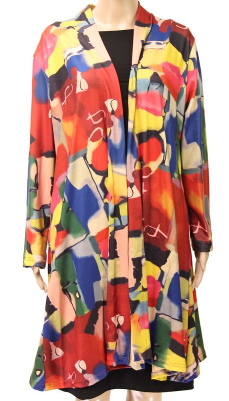 Coat Cape - Abstract Rectangles (Medium)