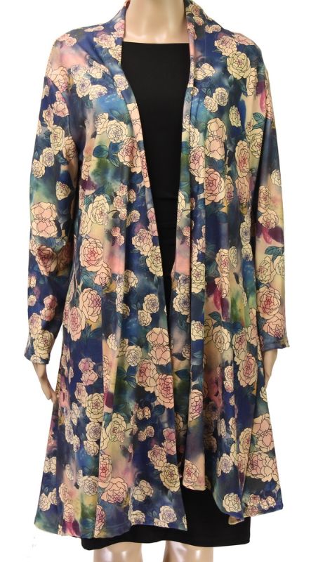 Coat Cape - Pastel Flowers (Small)
