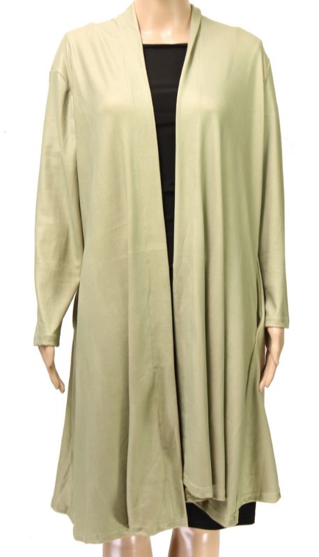 Coat Cape - Solid Colour Olive (Medium)