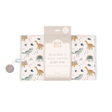 Pram Liner - Beige Dinosaurs - All4Ella