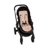 Pram Liner - Beige Dots - All4Ella