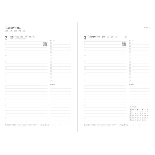 Letts of London Diary Conscious A5 DTP Sage 2026