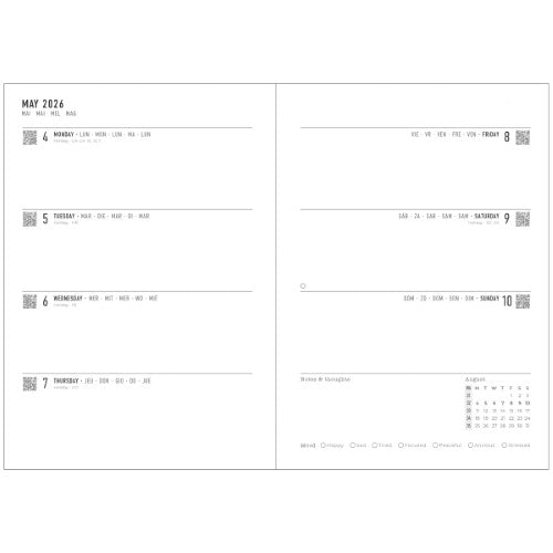 Letts of London Diary La Belle Nature A5 WTV Blue 2026