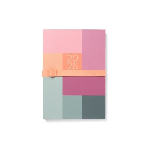 Letts of London Diary Gradient A5 WTV Rose 2026