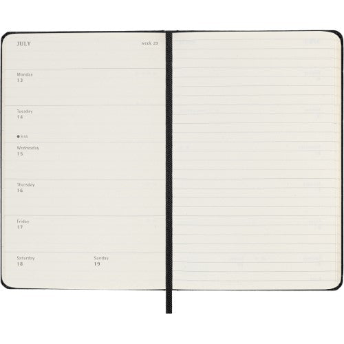 Moleskine Diary 12 Month Weekly + Notes HC Pocket Black 2026