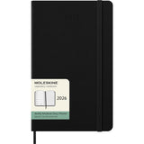Moleskine Diary 12 Month Weekly + Notes HC Large Black 2026