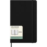 Moleskine Diary 12 Month Weekly Vertical HC Large Black 2026