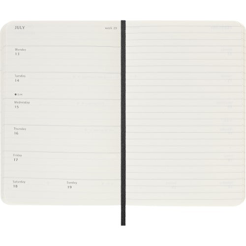 Moleskine Diary 12 Month Weekly + Notes SC Pocket Black 2026