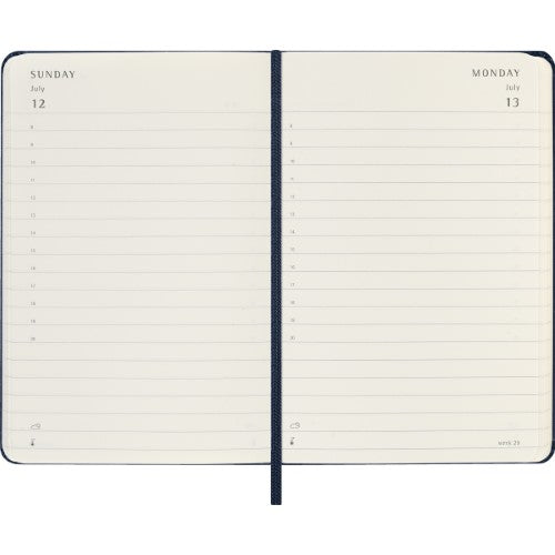 Moleskine Diary 12 Month Daily HC Pocket Sapphire Blue 2026