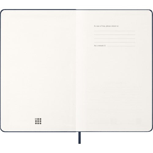 Moleskine Diary 12 Month Daily HC Large Sapphire Blue 2026