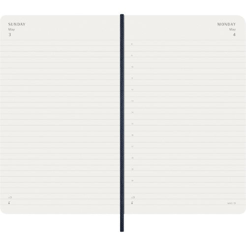 Moleskine Diary 12 Month Daily SC Large Sapphire Blue 2026