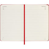 Moleskine Diary 12 Month Daily HC Pocket Scarlet Red 2026