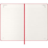 Moleskine Diary 12 Month Daily HC Large Scarlet Red 2026