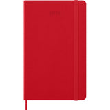 Moleskine Diary 12 Month Weekly + Notes HC Large Scarlet Red 2026