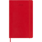 Moleskine Diary 12 Month Daily SC Large Scarlet Red 2026