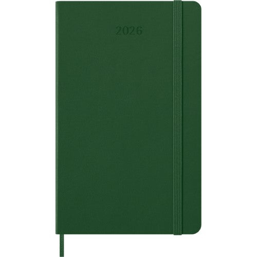 Moleskine Diary 12 Month Weekly + Notes HC Large Myrtle Green 2026