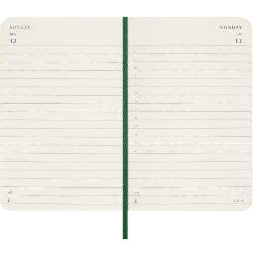 Moleskine Diary 12 Month Daily SC Pocket Myrtle Green 2026