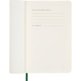 Moleskine Diary 12 Month Weekly + Notes SC Pocket Myrtle Green 2026