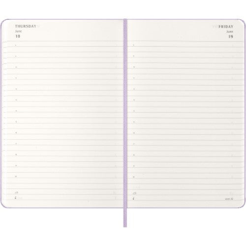 Moleskine Diary 12 Month Daily HC Large Pastel Lilac 2026
