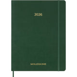 Moleskine 13 Month Essential Planner SC Weekly Vertical XXL Myrtle Green 2026