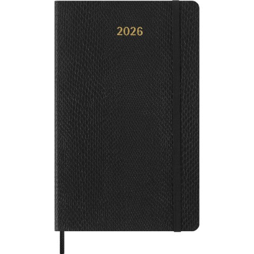 Moleskine Diary 12 Month Weekly + Notes HC Large P & E Mamba Black 2026