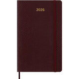 Moleskine Diary 12 Month Weekly + Notes HC Large P & E Mamba Bordeaux 2026