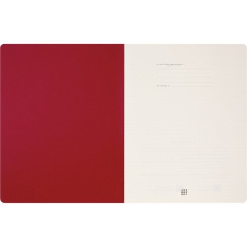 Moleskine Cahier Journal Student XXL Ruled Red