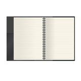 Debden Vanessa Notebook A5 Ruled 192 Pages Black
