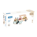 Milan Wooden Educational Wheels on the Road Vehicle Transporter