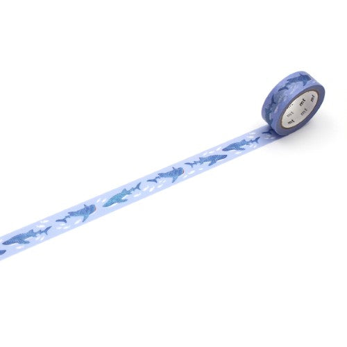 MT Washi Tape 15mm x 7m Maruichikyu Whale Shark