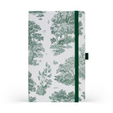 Castelli Notebook Landscapes Mid Ruled Evergreen