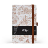 Castelli Notebook Landscapes Mid Ruled Walnut