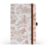 Castelli Notebook Landscapes Mid Ruled Walnut