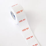 Avery Labels Use By Round 40mm White Red 500 Roll