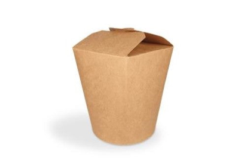 Huhtamaki Box Paper Noodle Round Brown 16oz  - 50PC