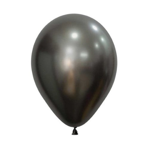 Sempertex 30cm Silk Midnight Grey Latex Balloons 880, 25PK - (Pack of 25 )